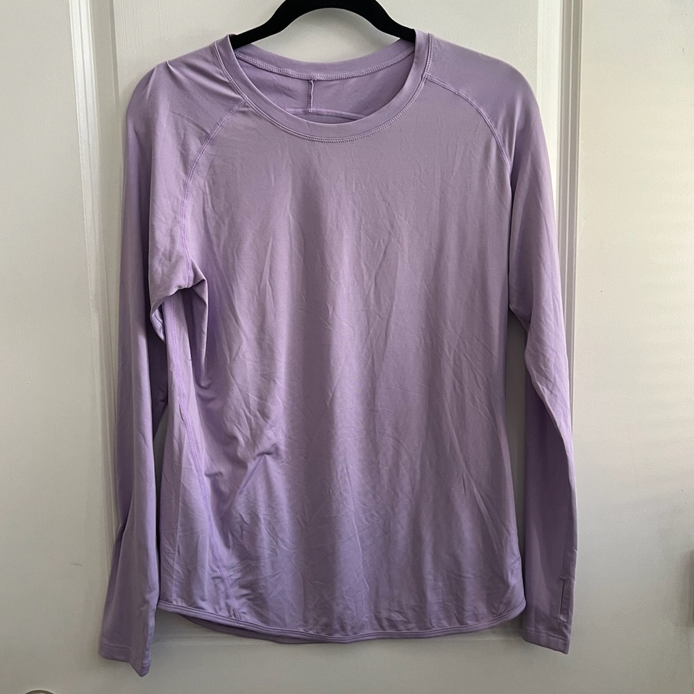 LOT OF 3 Women’s Long-Sleeve Crewneck Athletic Tops
